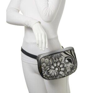 Anuschka Hand-Painted Leather Belt Bag